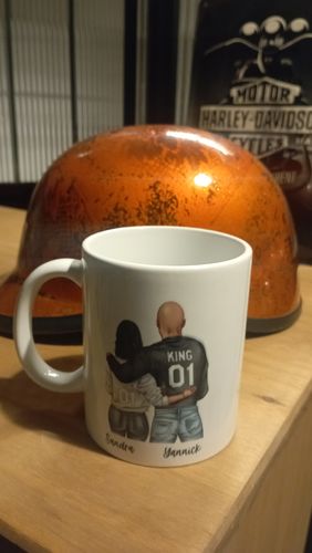 Customer photo review of Couple (homme et femme) - Mug personnalisée