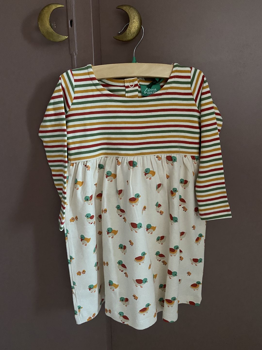 Customer photo review of Weather For Ducks Easy Peasy Long Sleeve Dress