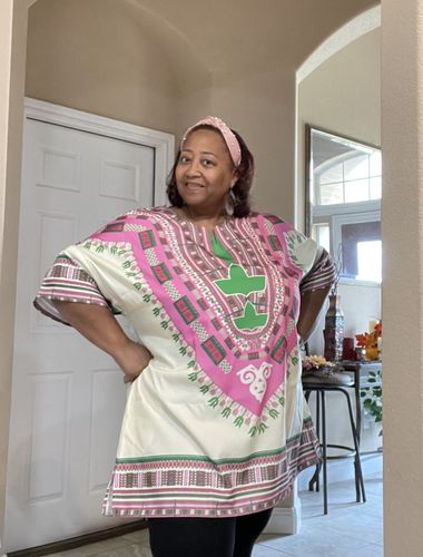 Customer photo review of Dashiki Shirt- AKA