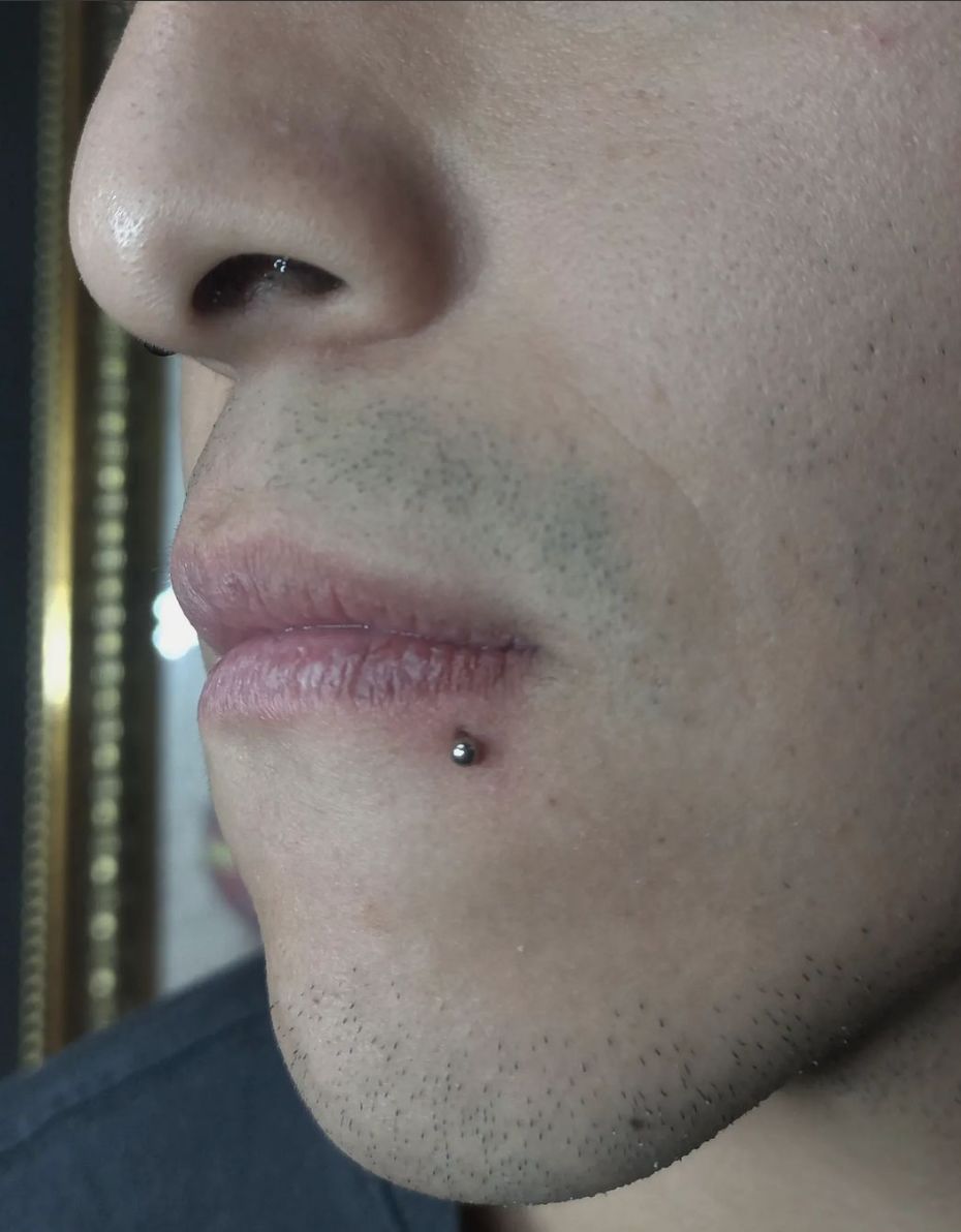 Customer photo review of Piercing Aftercare Spray - Soothes & Cleanses All Piercing Types   - 4oz