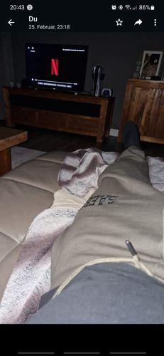 Customer photo review of Lifestyle Herren Jogginghose khaki mit Stickerei by SAEBIS®