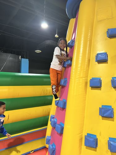 Customer photo review of Kids Teddy Robot Raw Drip White Chenille T-Shirts and Jogger Set