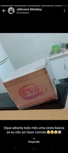 Customer photo review of Cesta Básica Araucária Plus