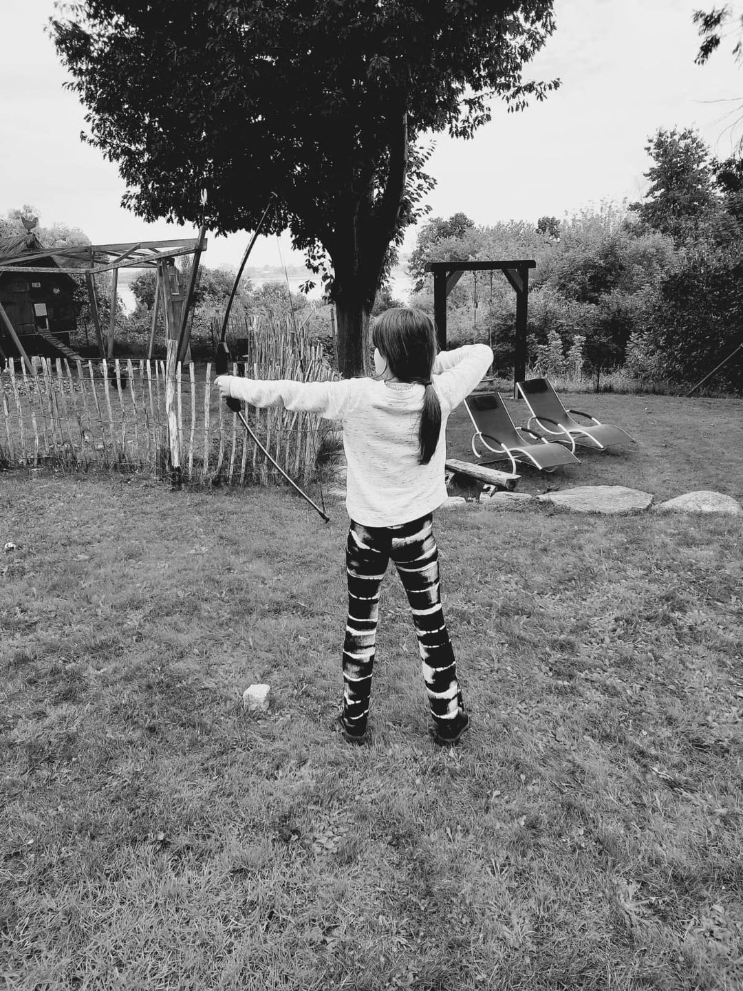 Customer photo review of Sportbogen Set für Kinder mit 6 Carbon-Hybrid Pfeilen und 3 Zielscheiben