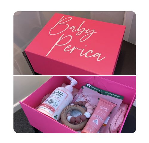 Customer photo review of Premium Magnetic Gift Box Neon Pink - Extra Large