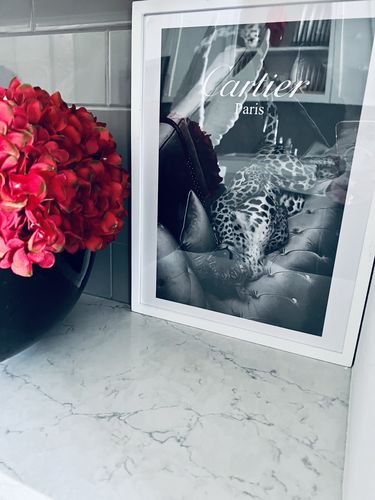 Customer photo review of Cartier Leopard Poster