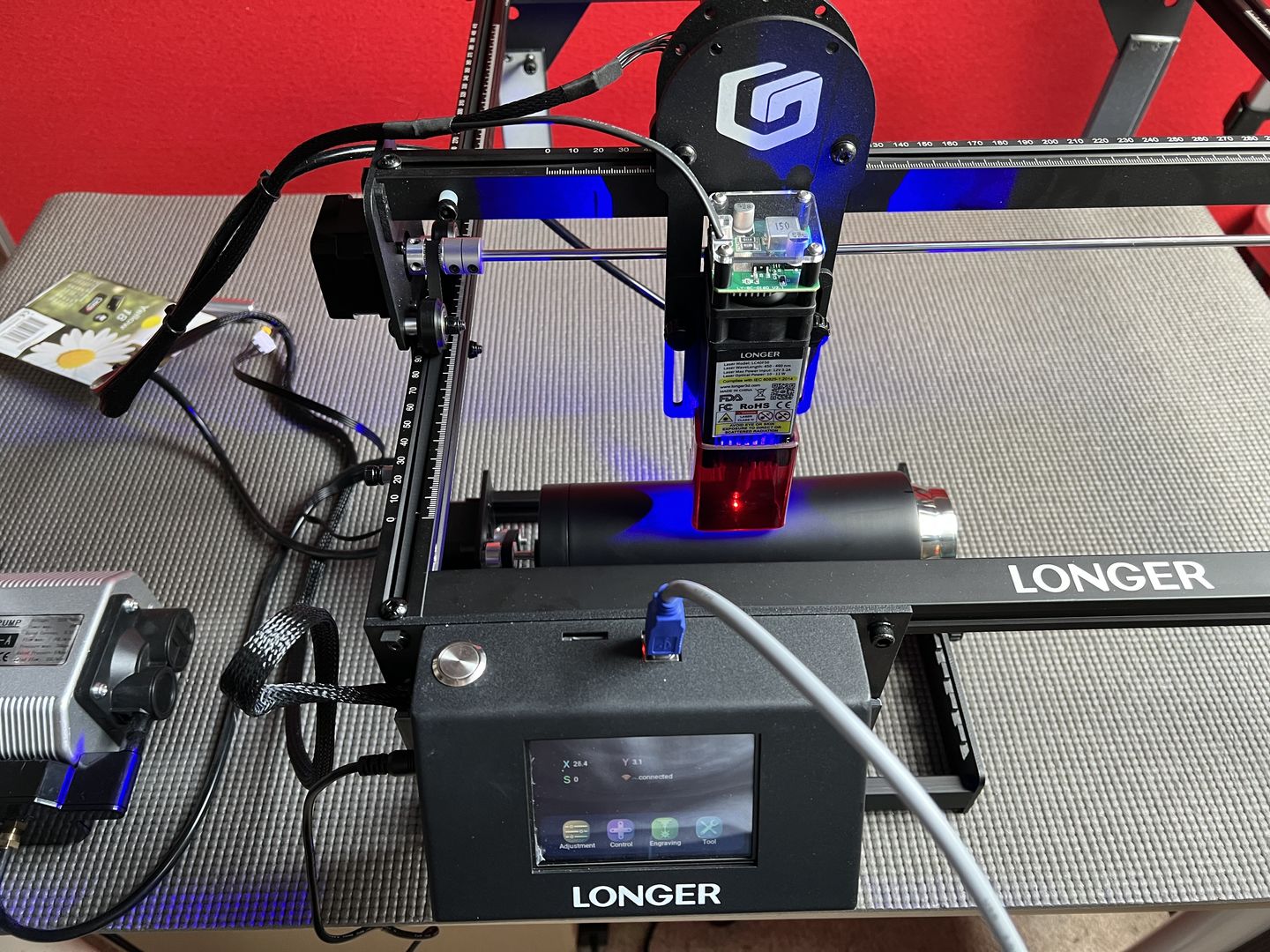 Customer photo review of Air Assist Kits for RAY5 Laser Engraver