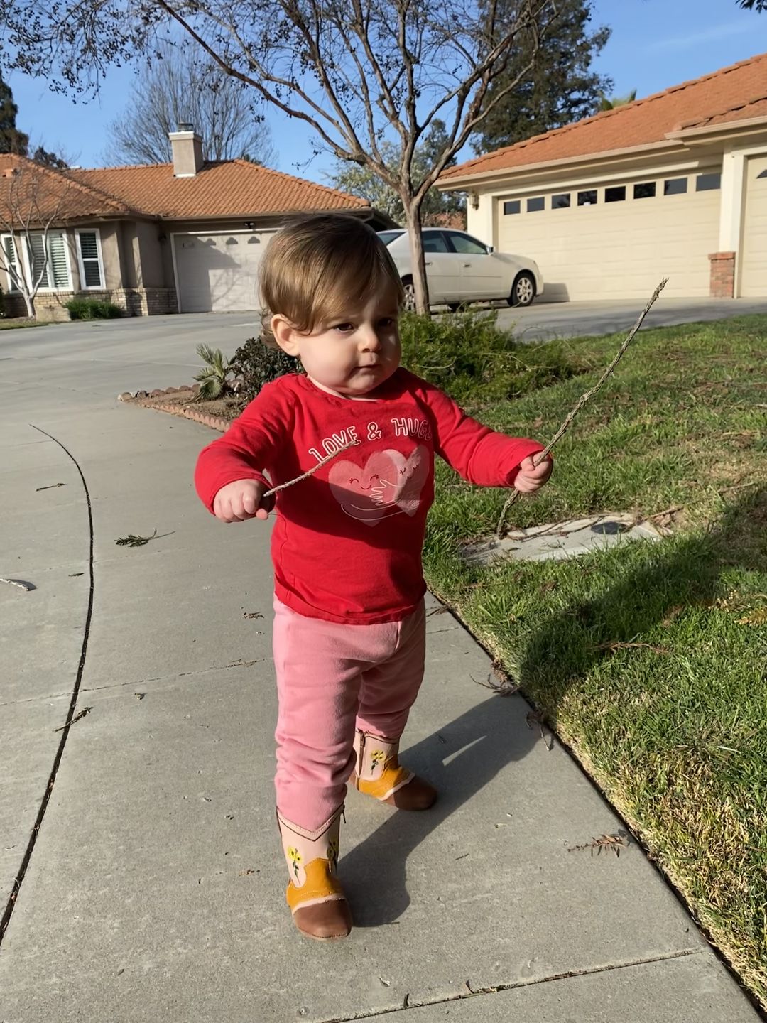 Customer photo review of "Sophie" Sunflower Boots