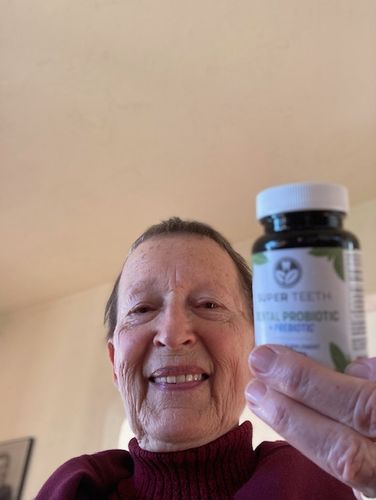 Customer photo review of SuperTeeth Dental Probiotic 60 Count