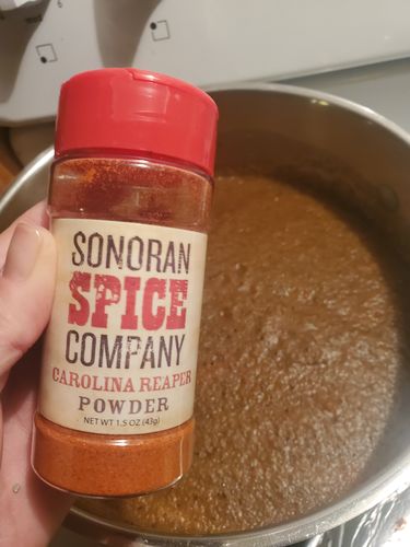 Customer photo review of Carolina Reaper Powder