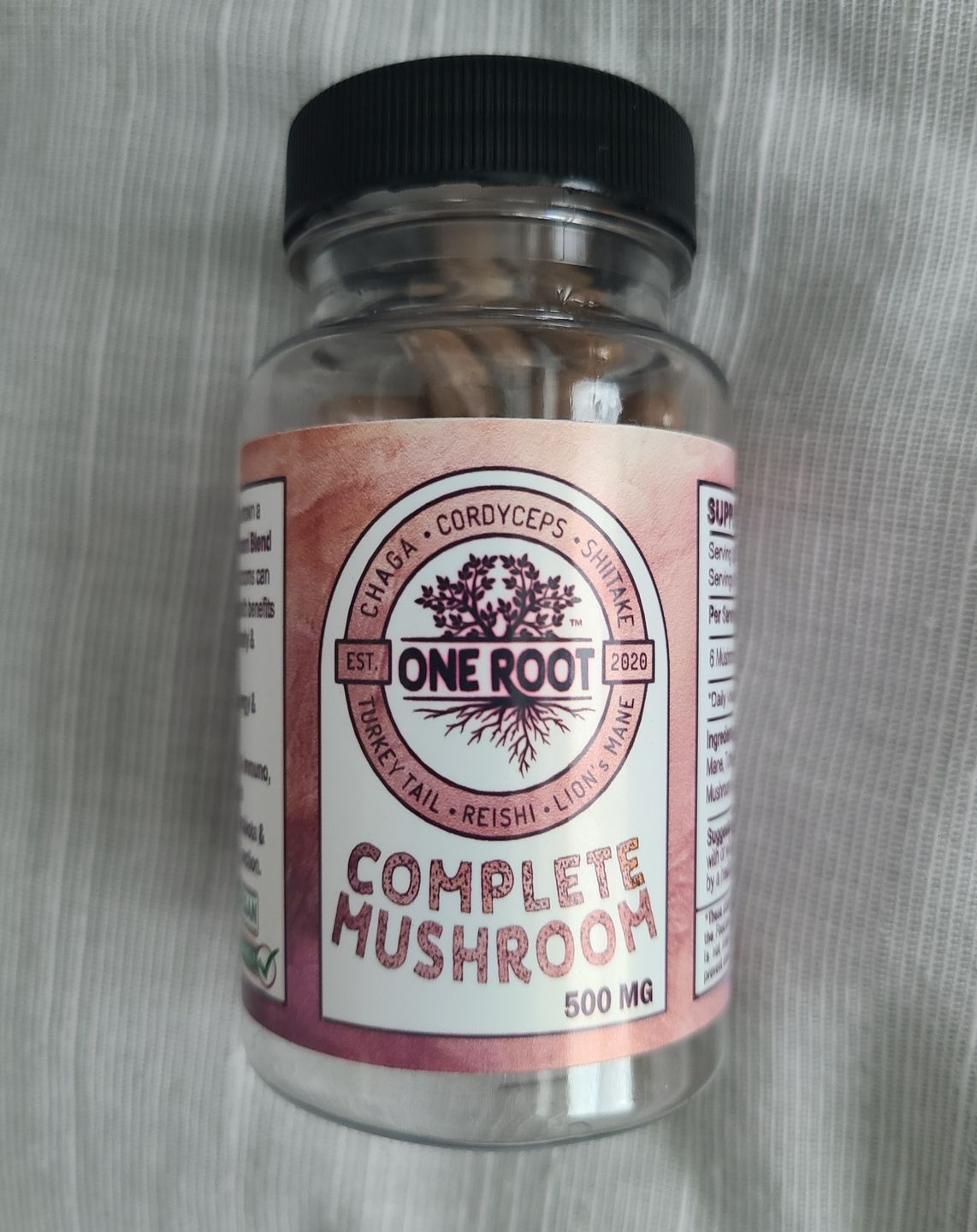 Customer photo review of Complete Mushroom Blend Capsules: 60ct