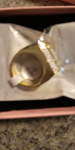 Customer photo review of IceClique 18K CAPO Ring