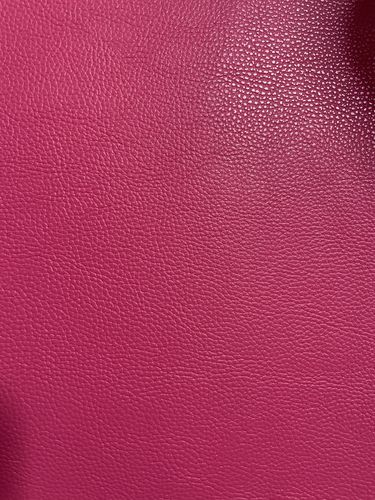 Customer photo review of Vinyl/PU Leather - Plain Solids Textured 10 (Hot Pink)