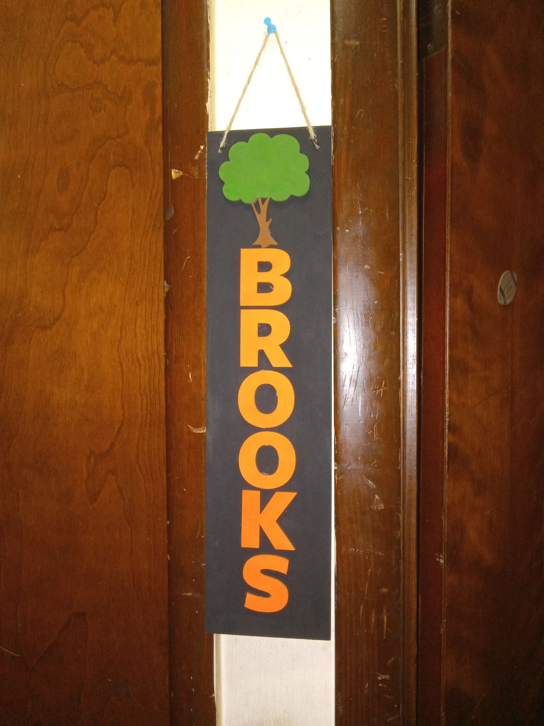 Customer photo review of Unfinished Wood Block Letter S - Craft - up to 24" DIY