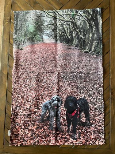 Customer photo review of Photo Tea Towel