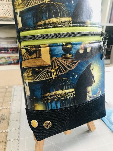 Customer photo review of Wanderlust Phone Bag Pattern