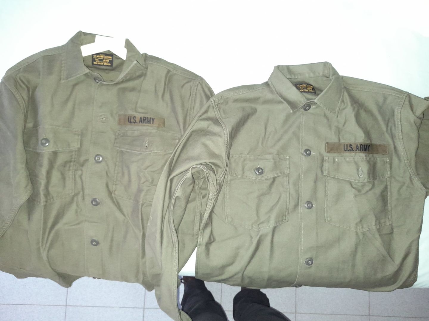 Customer photo review of Vietnam War US Army OG-107 Fatigue Utility Shirt - Plain