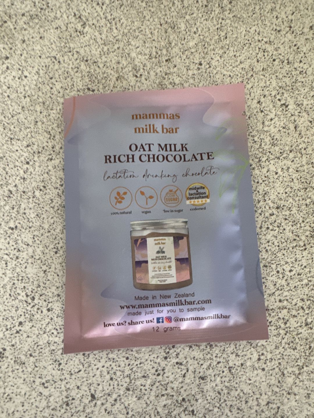 Customer photo review of Sample Pouches Singles