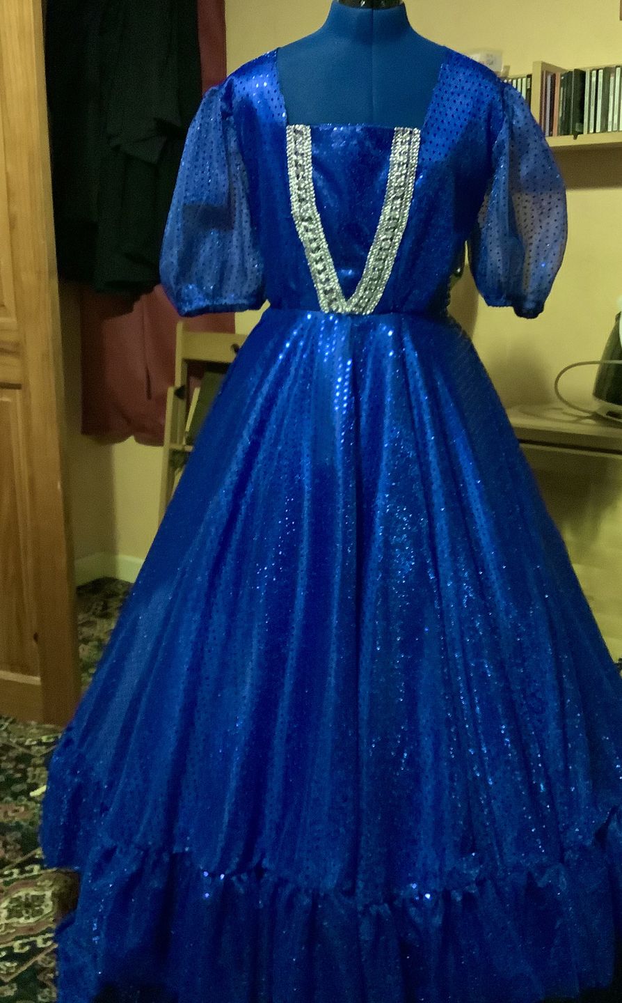Customer photo review of 3mm Sequin Fabric