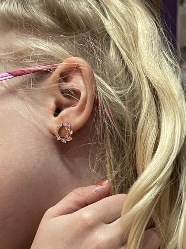 Customer photo review of Boucles d'oreilles Nora