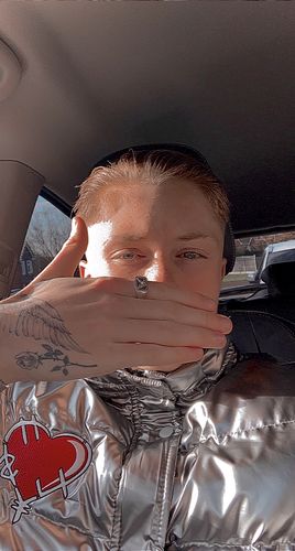 Customer photo review of RICH LOVE PUFFER