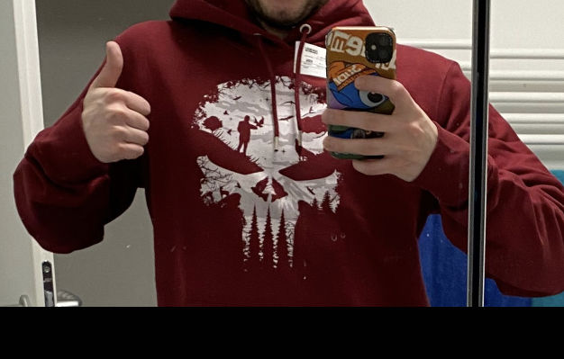 Customer photo review of Nature Skull  - Bio Unisex Hoodie (PREMIUM)