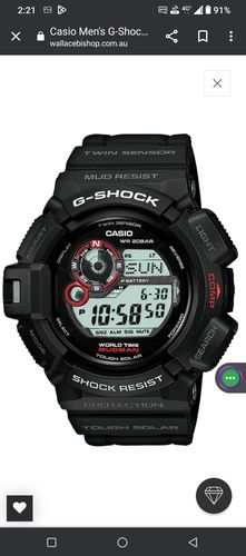 Customer photo review of Casio Men's G-Shock Resin Digital Sport Watch