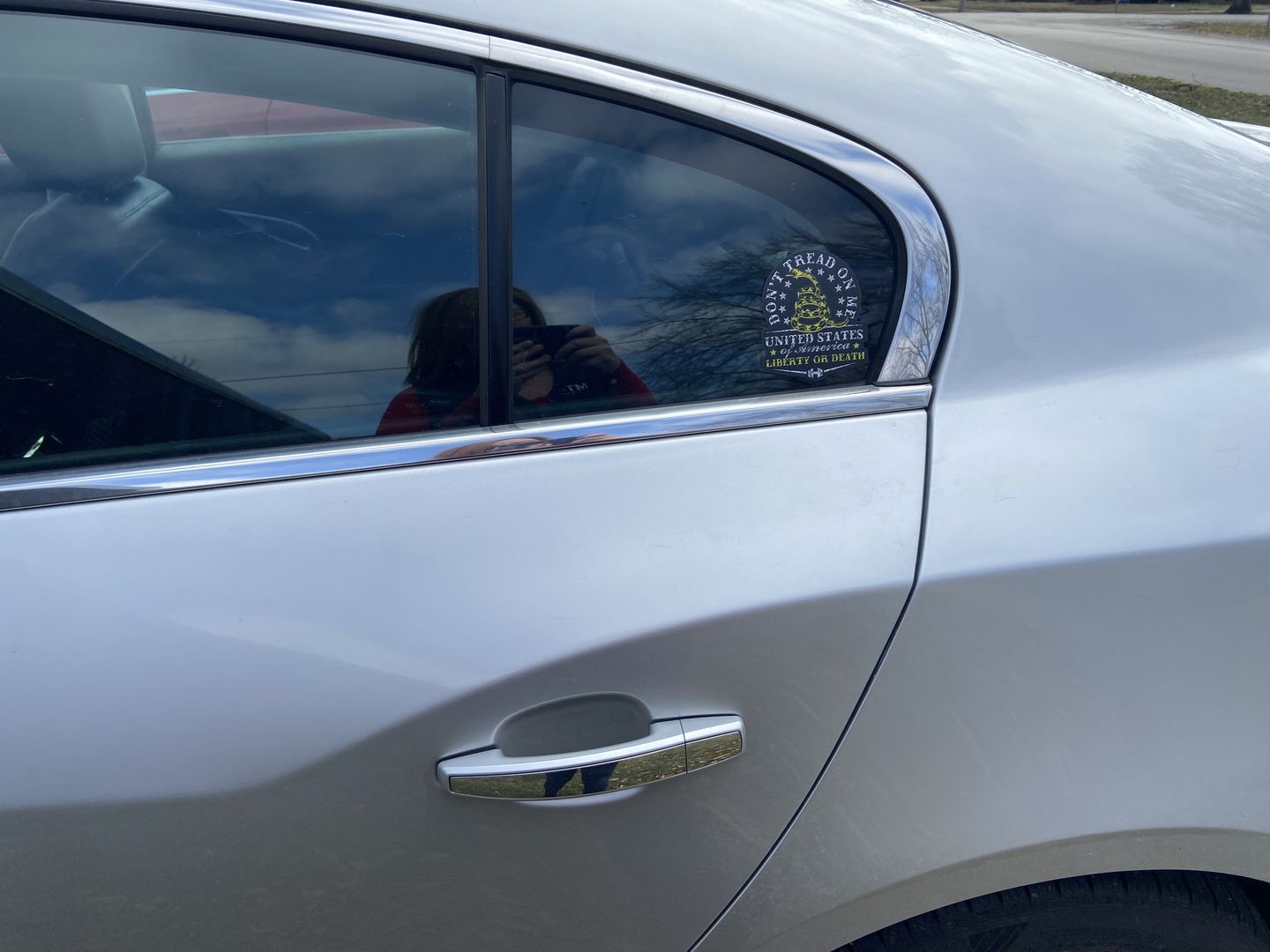Customer photo review of Don't Tread on Me Decal