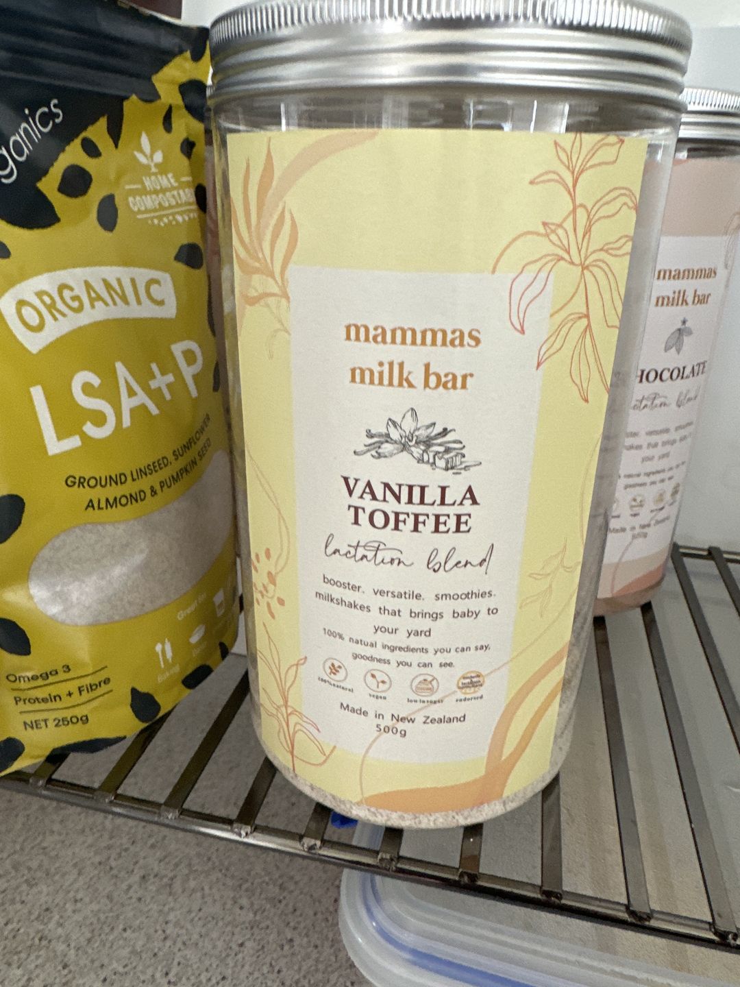 Customer photo review of Vanilla Toffee Lactation Blend