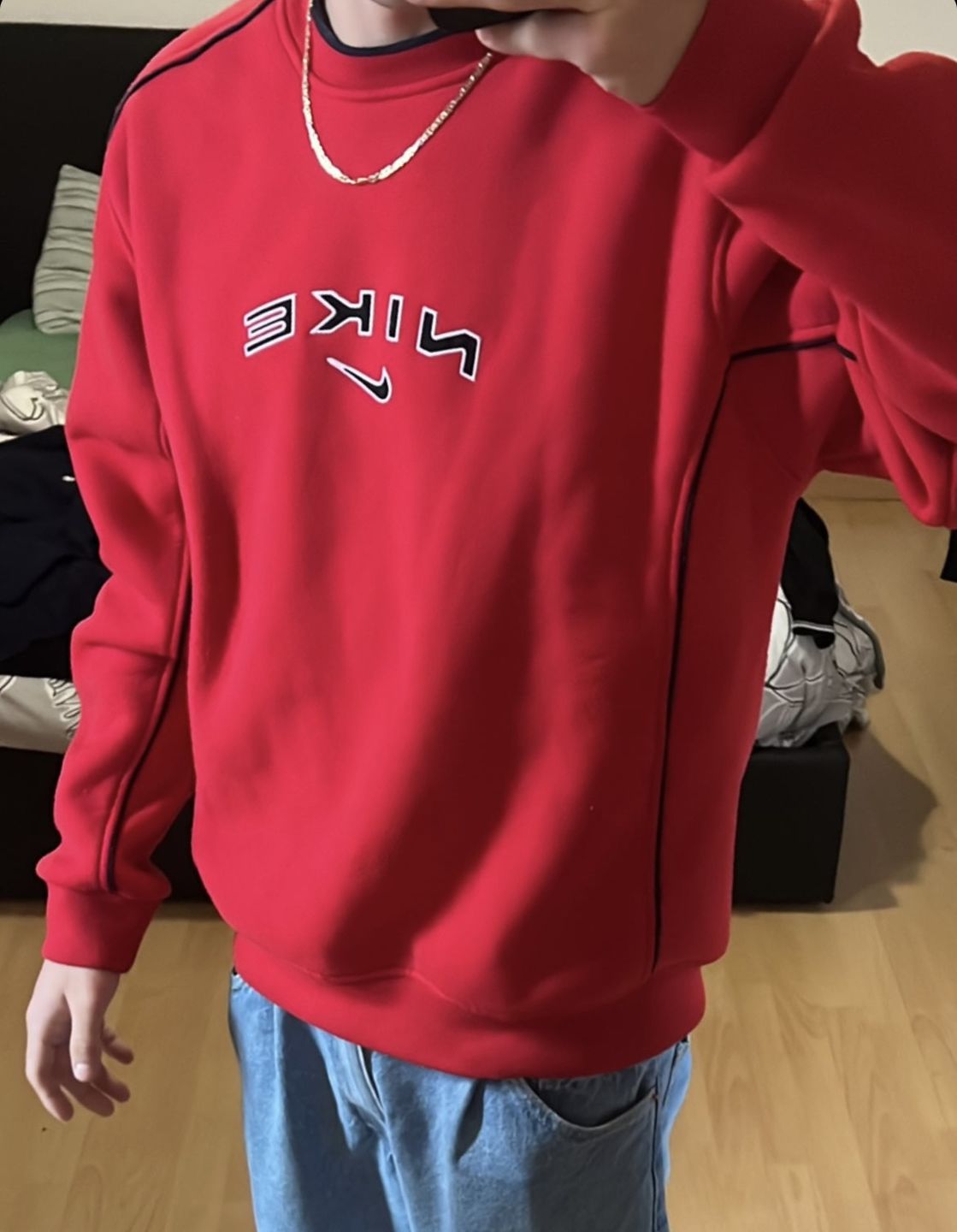 Customer photo review of 00s Felpa Nike Spellout Vintage [M]