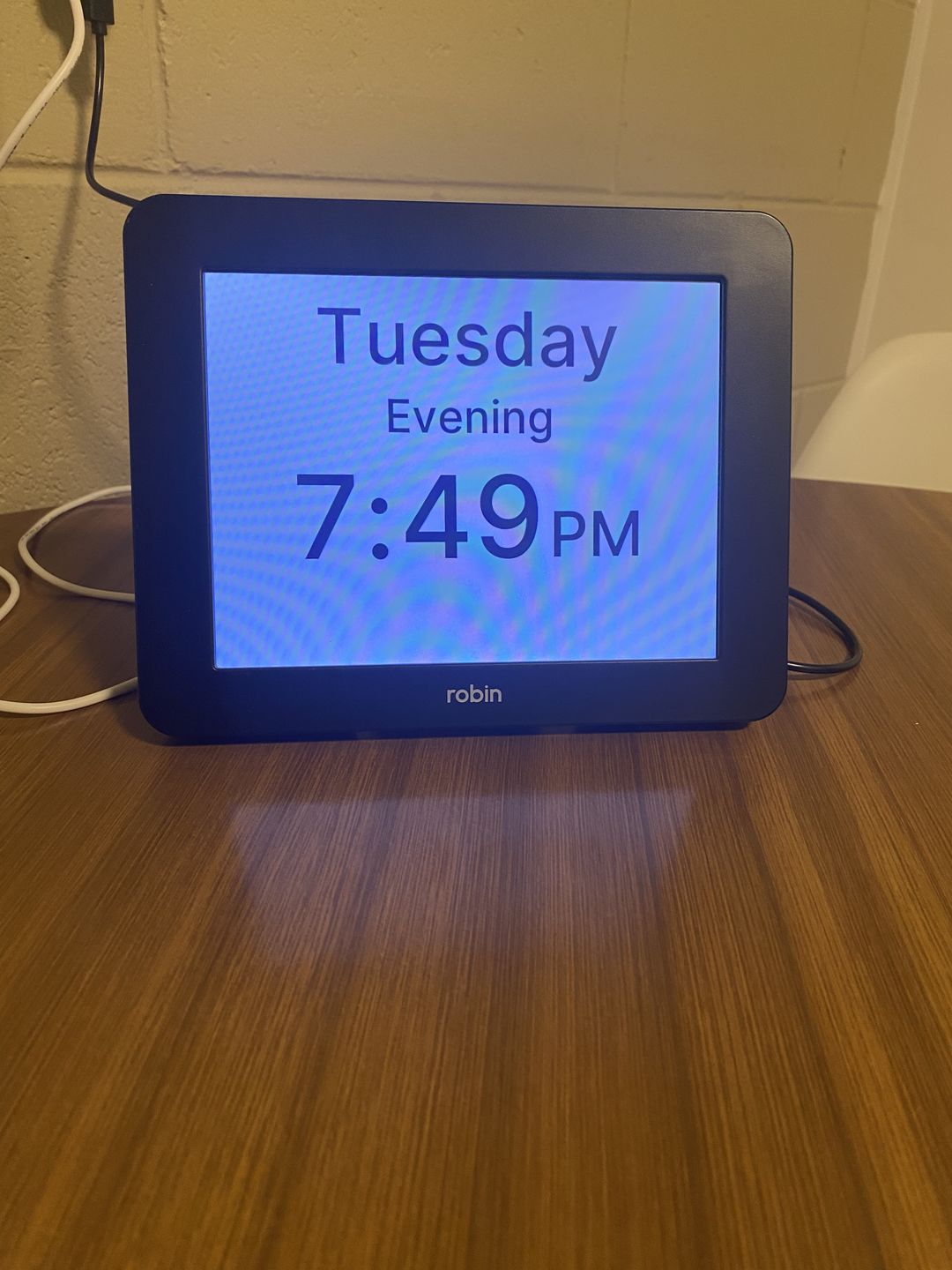 Customer photo review of Robin Day Clock