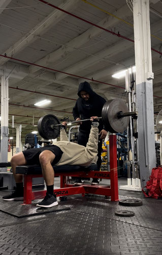 Customer photo review of Personal Record Heavy Duty Premium Wrist Wraps PR901 - Black/White