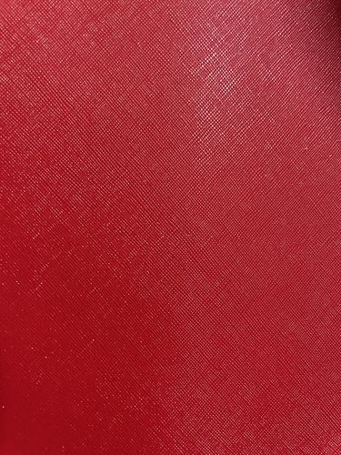 Customer photo review of Vinyl/PU Leather - Solid Crossgrained 08 (Red)