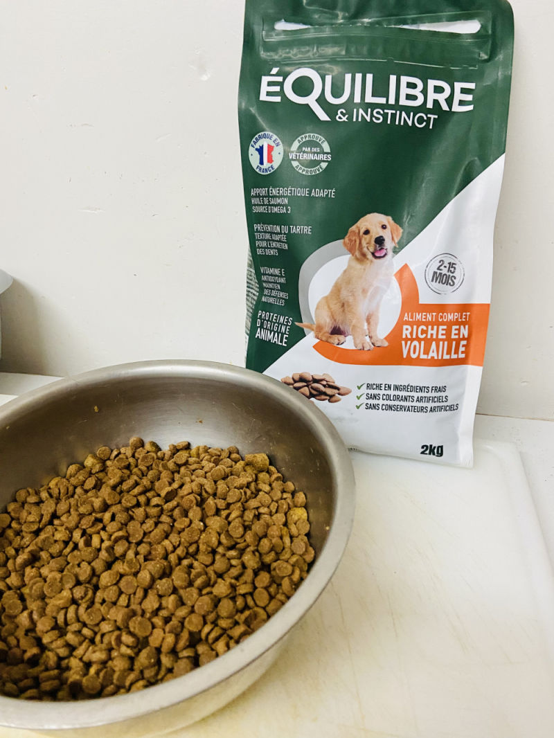 Customer photo review of Croquettes de volaille riches en ingrédients frais (chiot)