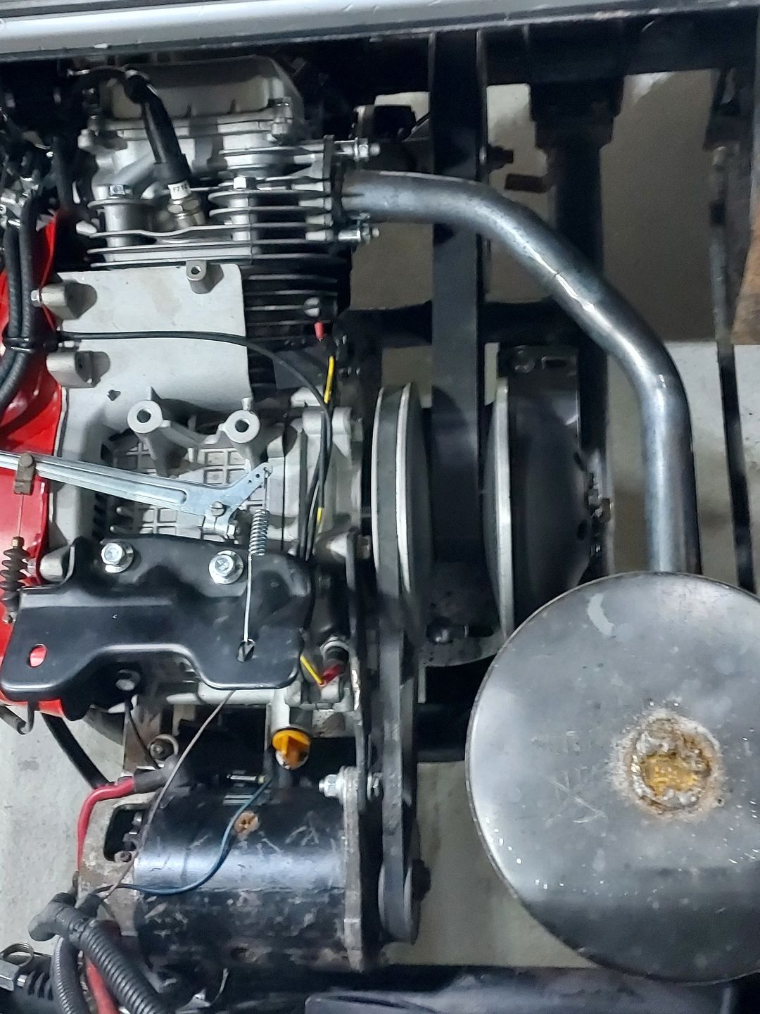 Customer photo review of Billet V-Belt Pulley for use with 780R Clutch & Starter/Gen