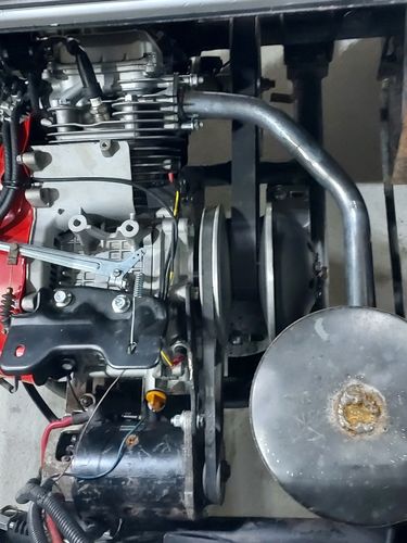 Customer photo review of Yamaha G16/G11/G20/G21/G22/G27 (1996 - 2005.5) Conversion Motor Mount - GX390/GX420 Clone