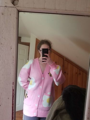 Customer photo review of Bee Cardigan