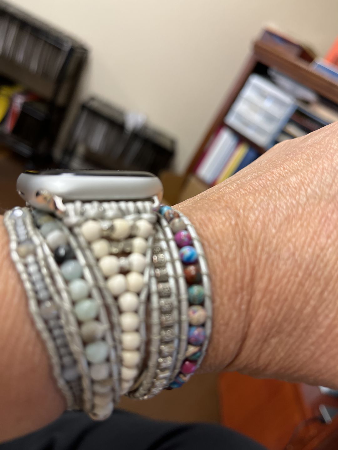Customer photo review of Healing Turquoise Protection Apple Watch Strap