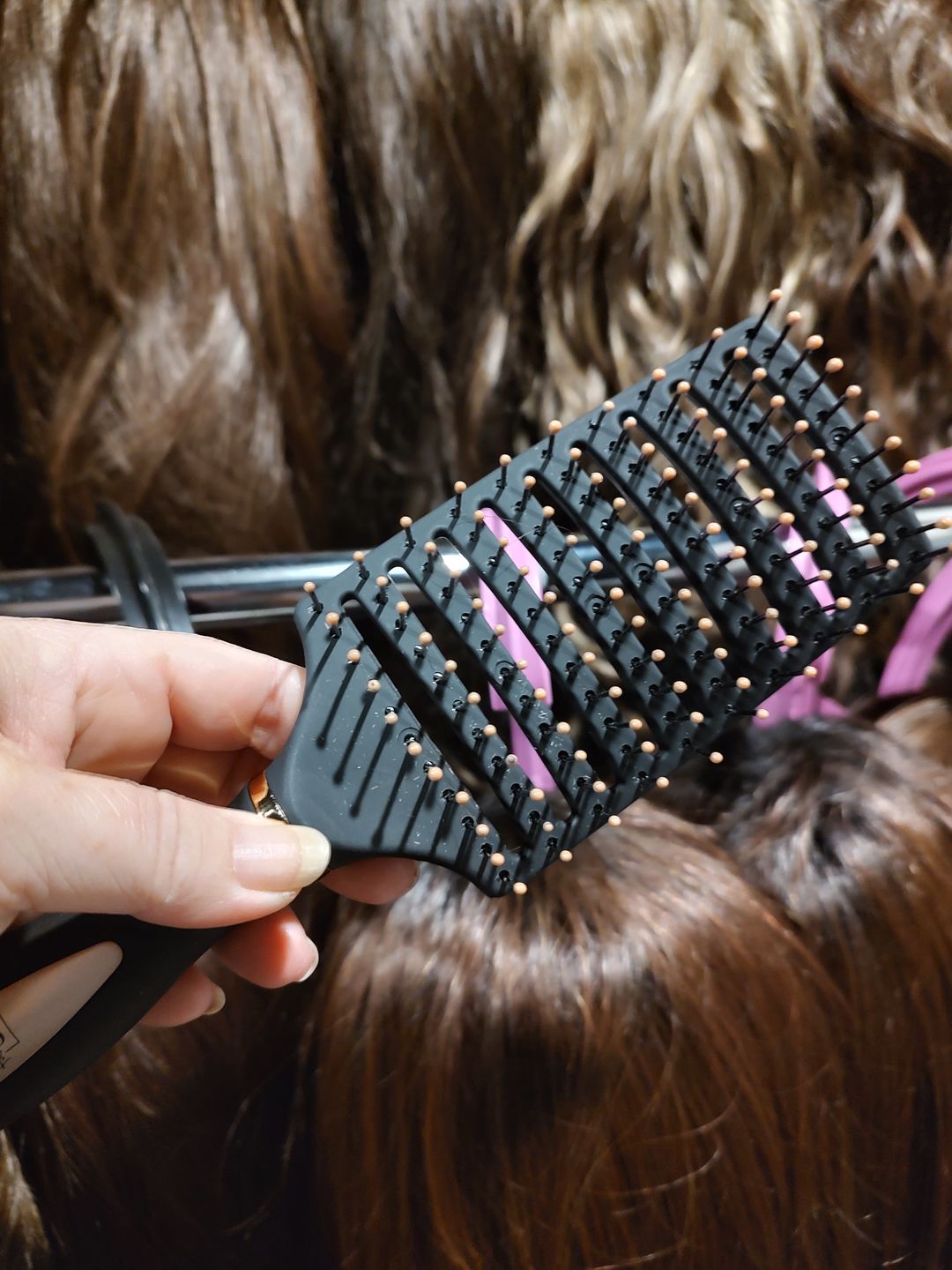 Customer photo review of Deluxe Detangle Brush