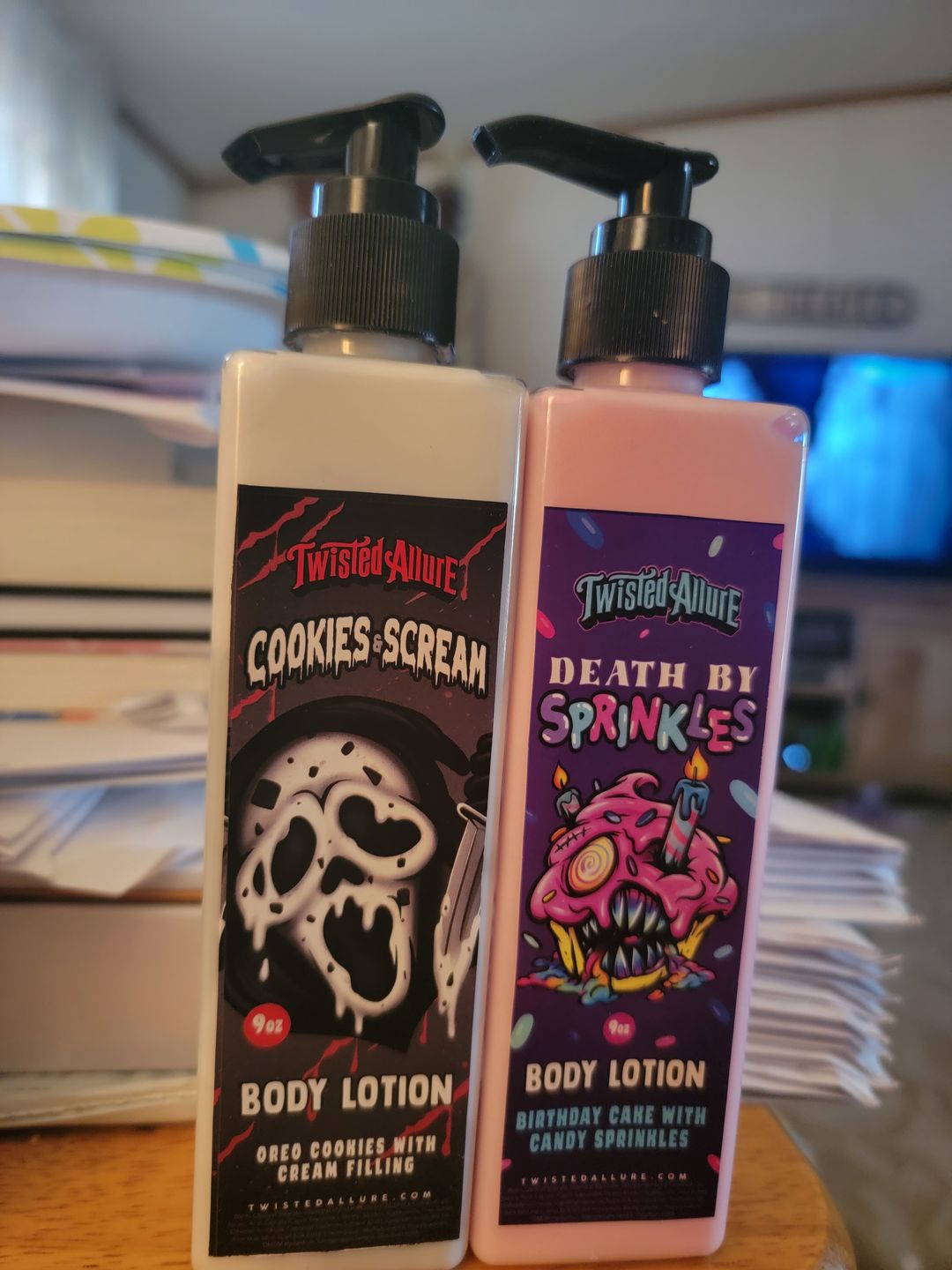 Customer photo review of Death by Sprinkles Body Lotion (Birthday Cake)
