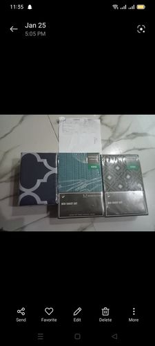 Customer photo review of Assorted Pillow Cases -Pack of 6
