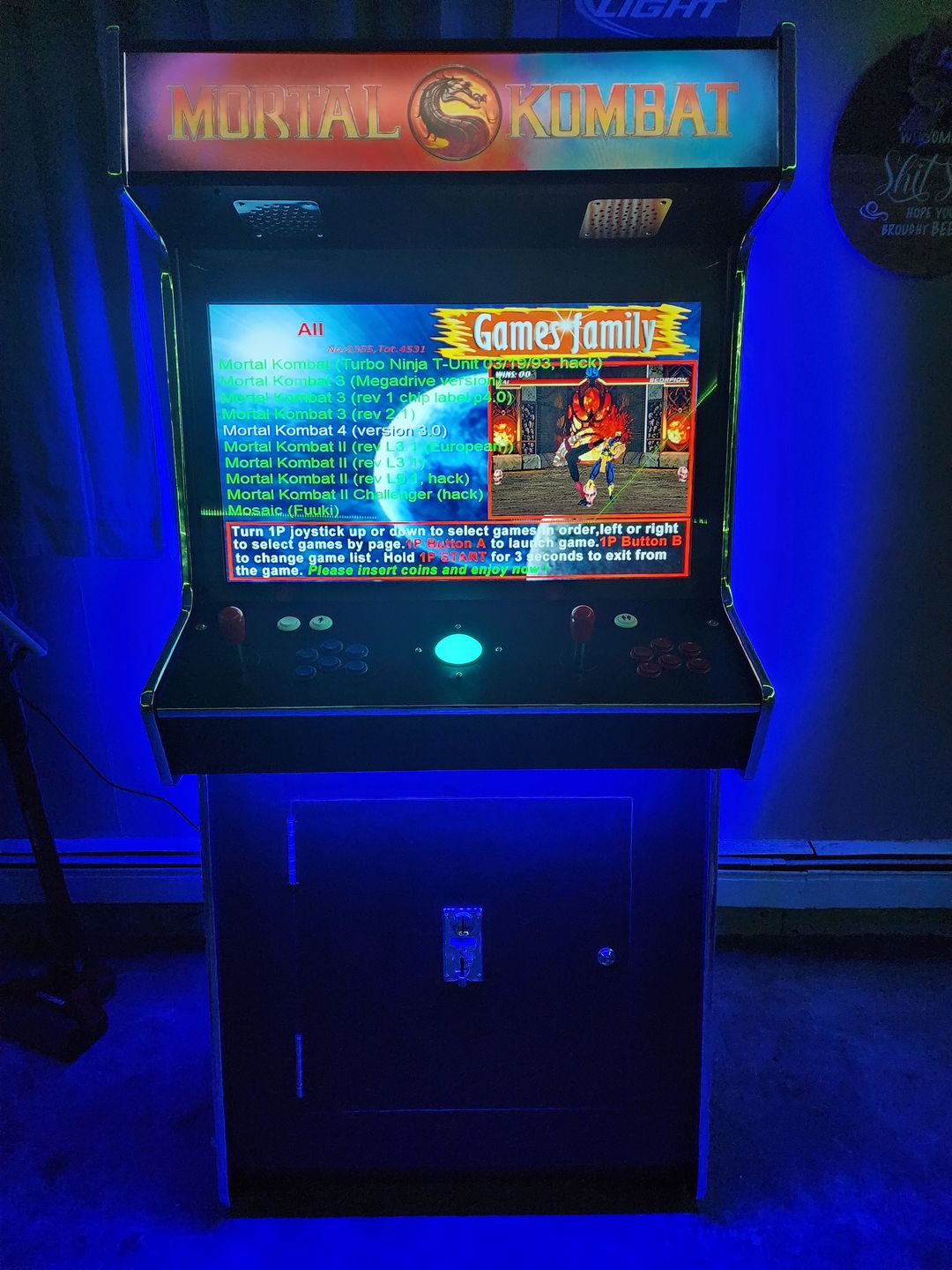 Customer photo review of 2 PLAYER STANDUP Arcade Machine 4600 Games Multi-cade  Upright Retro Cabinet MK