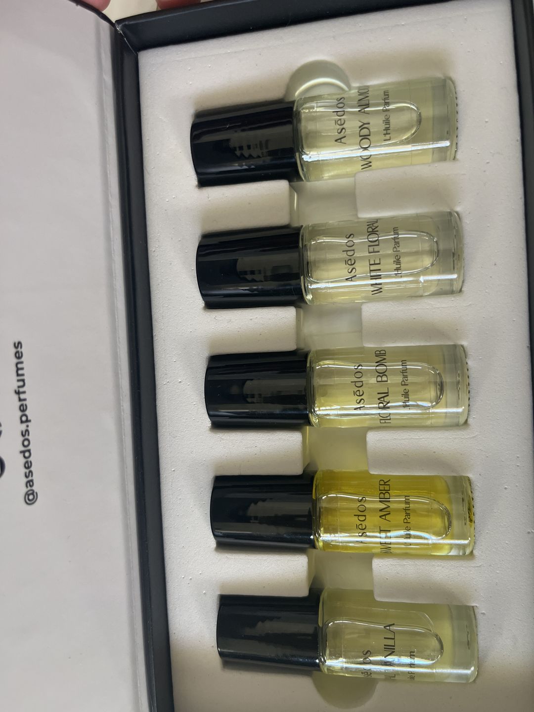 Customer photo review of Asēdos Perfume Oil Collection - Sweet