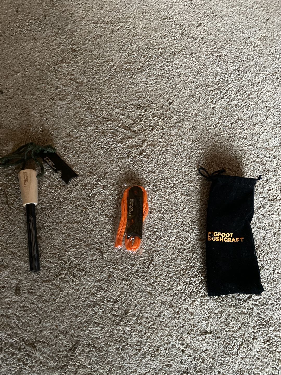 Customer photo review of Extra Thick Ferro Rod + Steel Striker [NEW YEAR’S SALE]