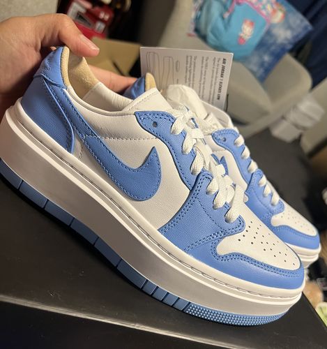 Customer photo review of Nike Air Jordan 1 Low Elevate 'University Blue' Women's