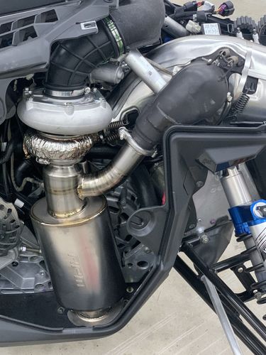 Customer photo review of 2022-2023 Polaris Patriot Boost 850 Turbo / VR1 TITANIUM Lightweight Sport Muffler