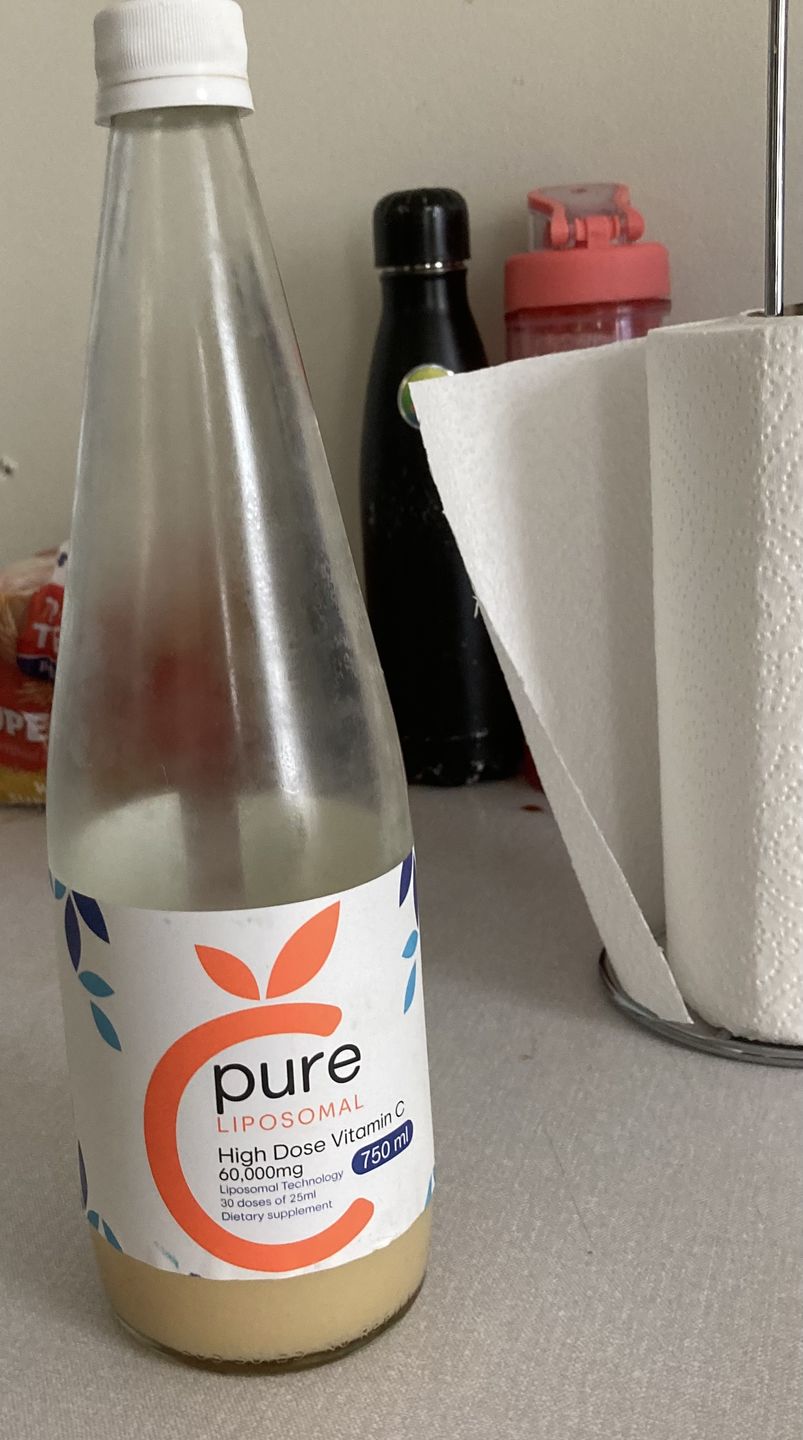 Customer photo review of C-Pure High Dose Liposomal Vitamin C
