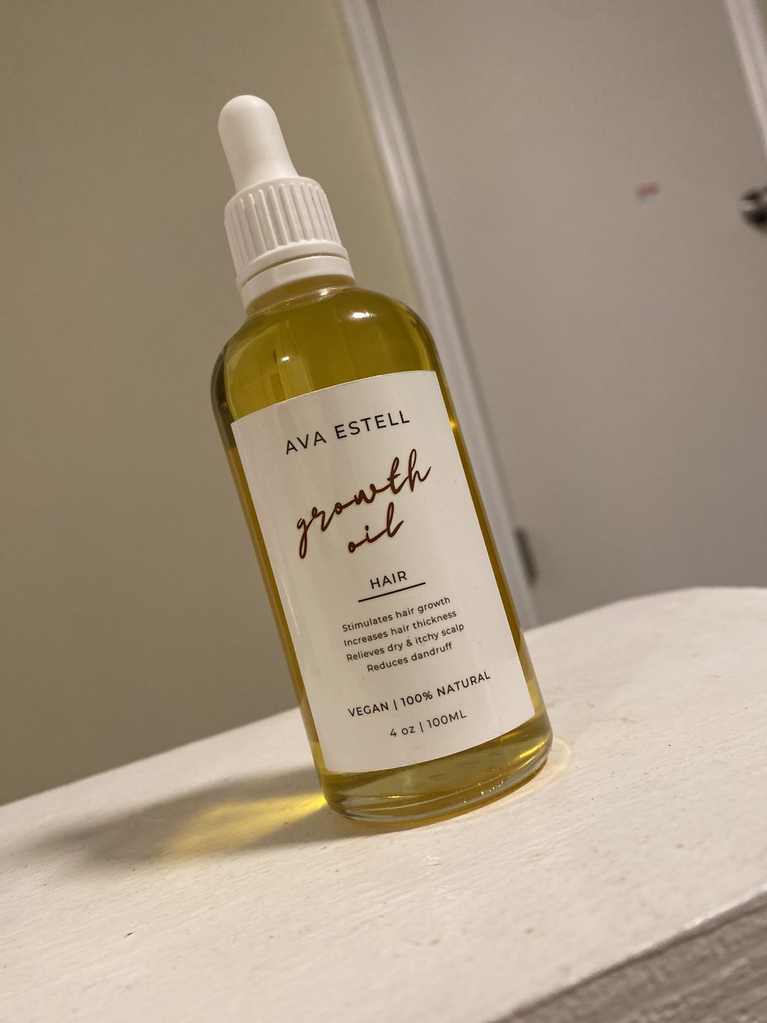 Customer photo review of Hair Growth Oil