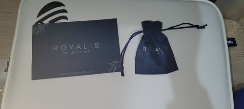 Customer photo review of Cross Earring (Black)