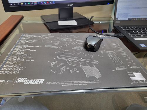 Customer photo review of SIG SAUER® P365 Schematic Handgun Mat